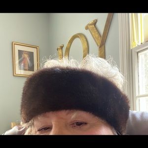 Mink headband